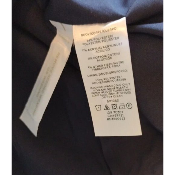 Loft Skirt Womens 4 Mini Tweed Zip Front Pockets Lined Multi Color - Picture 10 of 10